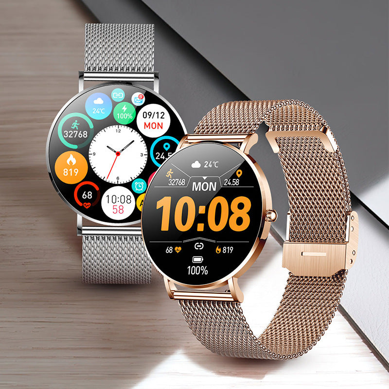 T8 Women's Smart Band High Definition Display Sports Health Step Counting Heart Rate Pressure Fitness Tracker Smart Watch