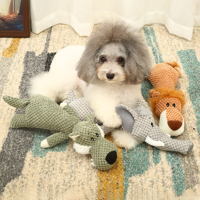 Dog Vocal Toys Interactive Plush Toys Spot Wholesale Puppy Puppy Molars Toys Pet Supplies