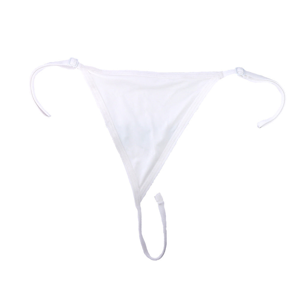 Women’s Personalized Thong – Lace G-String with Custom Name Jewelry