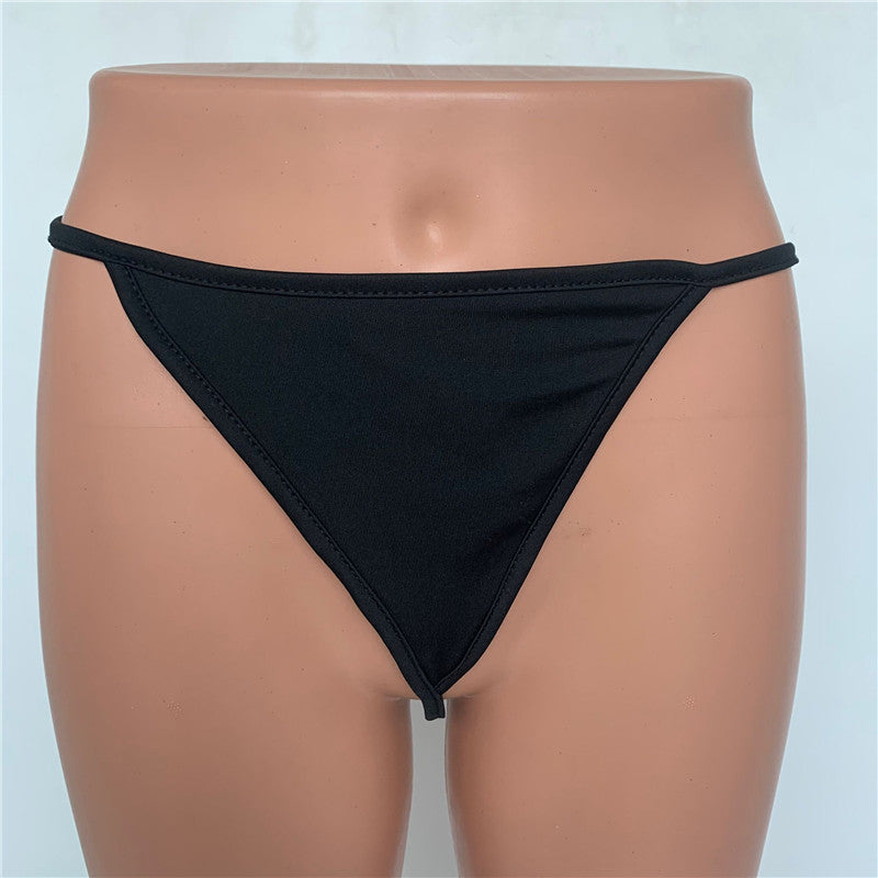 Women’s Personalized Thong – Lace G-String with Custom Name Jewelry