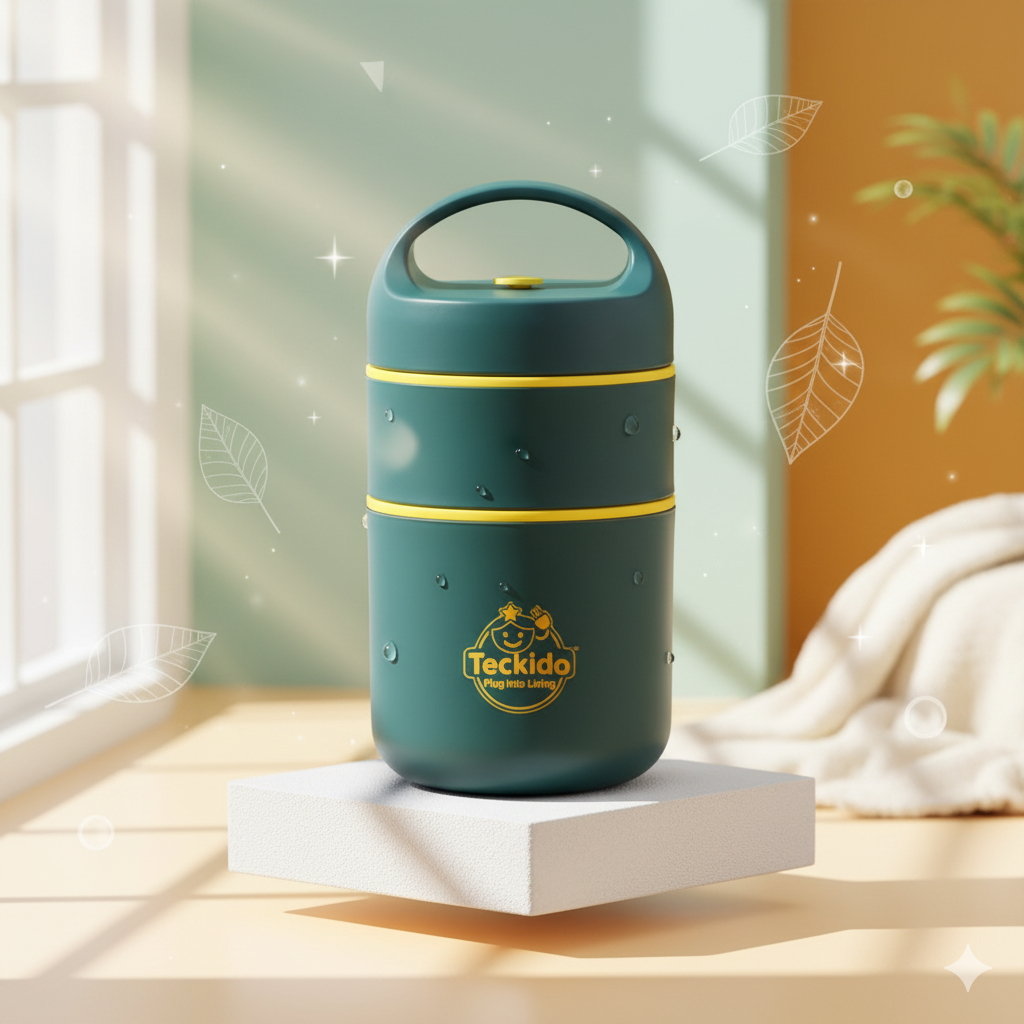 680ml Insulated Food Jar with Lunch Bag, Stainless Steel Thermal Lunch Box, Leakproof Hot and Cold Soup Container, Portable Food Storage with Handle