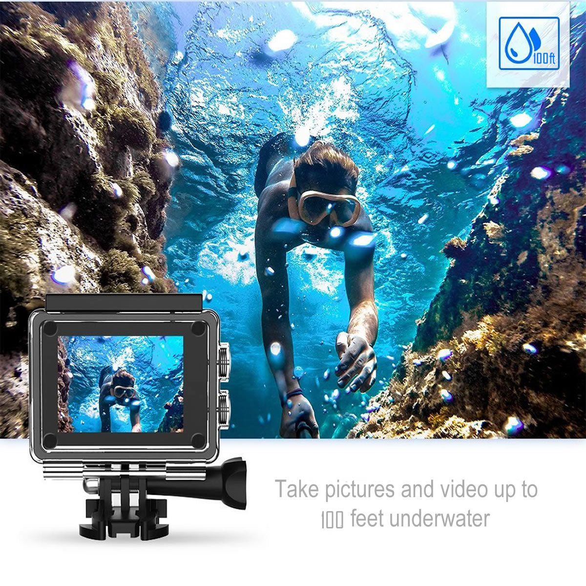 4K Ultra HD Action Pro Camera – Waterproof Sports Cam with Wi-Fi & Remote Control