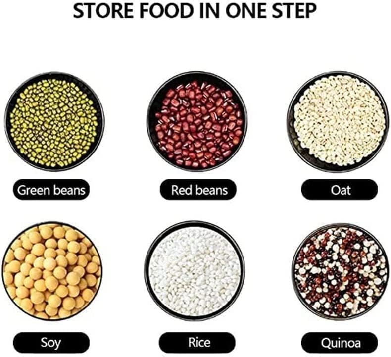 Teckido Smart Rice Dispenser – Airtight Food Storage Container with Measuring Cup | Available in 5kg & 10kg Capacity