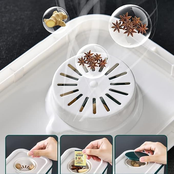 Teckido Smart Rice Dispenser – Airtight Food Storage Container with Measuring Cup | Available in 5kg & 10kg Capacity