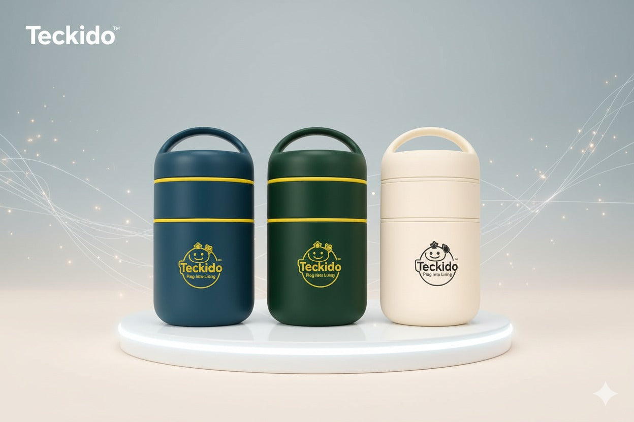 680ml Insulated Food Jar with Lunch Bag, Stainless Steel Thermal Lunch Box, Leakproof Hot and Cold Soup Container, Portable Food Storage with Handle